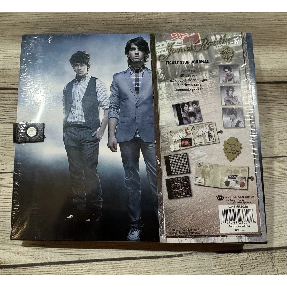 NEW Jonas Brothers Ticket Stub Journal Hardcover Book Y2K nostalgic nostalgia